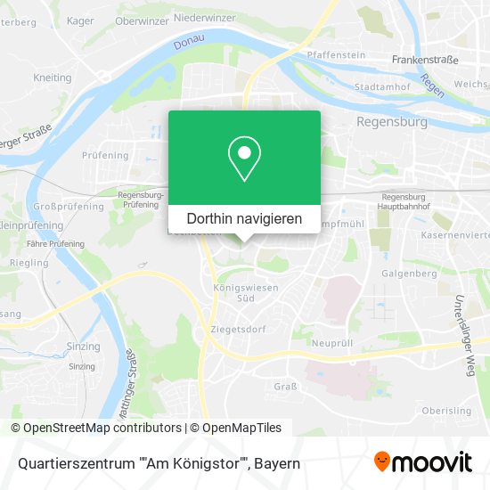 Quartierszentrum ""Am Königstor"" Karte