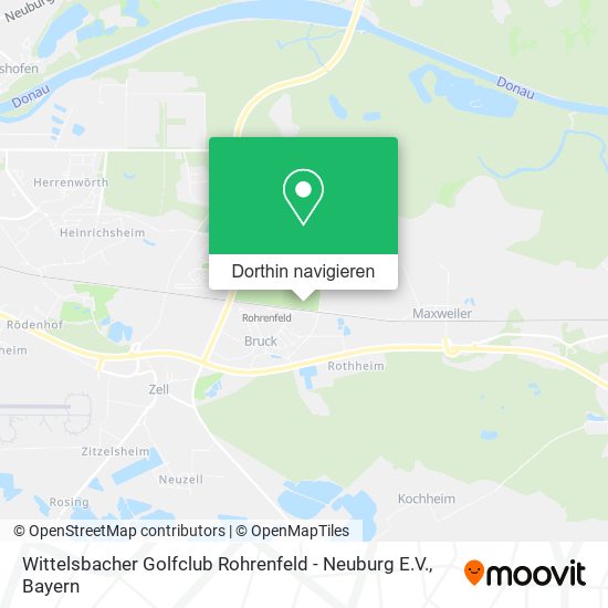 Wittelsbacher Golfclub Rohrenfeld - Neuburg E.V. Karte