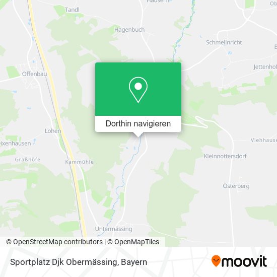 Sportplatz Djk Obermässing Karte
