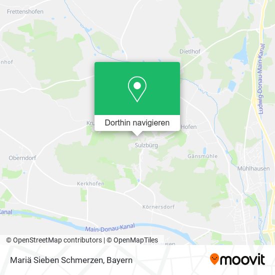 Mariä Sieben Schmerzen Karte