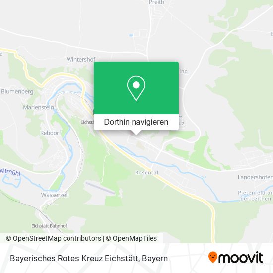 Bayerisches Rotes Kreuz Eichstätt Karte