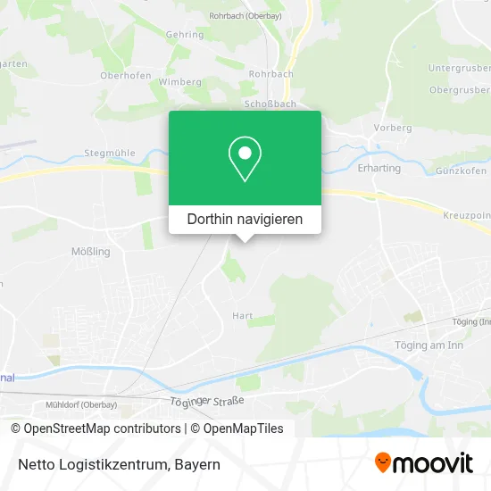 Netto Logistikzentrum Karte