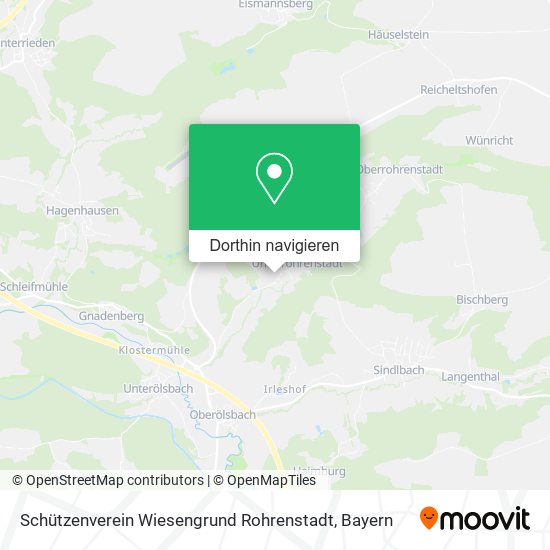 Schützenverein Wiesengrund Rohrenstadt Karte