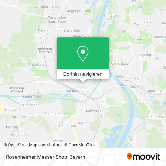 Rosenheimer Messer Shop Karte