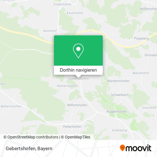 Gebertshofen Karte