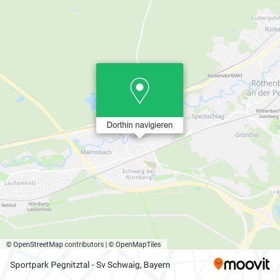 Sportpark Pegnitztal - Sv Schwaig Karte