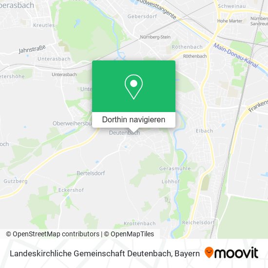 Landeskirchliche Gemeinschaft Deutenbach Karte