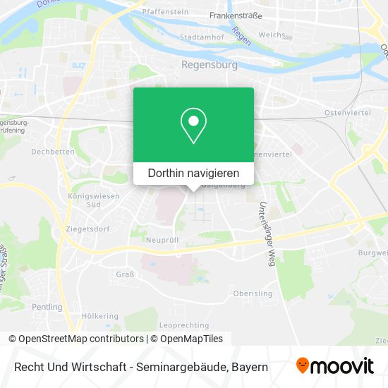 Recht Und Wirtschaft - Seminargebäude Karte