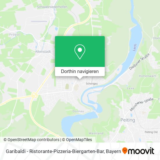 Garibaldi - Ristorante-Pizzeria-Biergarten-Bar Karte