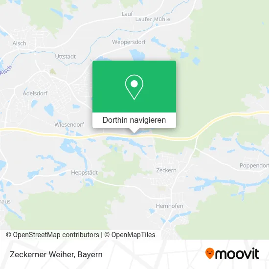 Zeckerner Weiher Karte