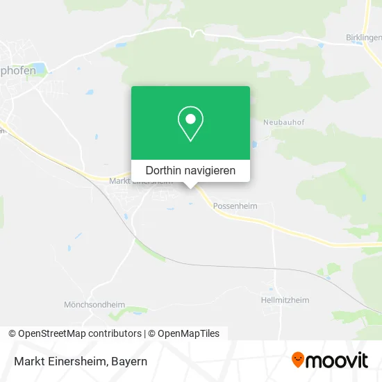 Markt Einersheim Karte