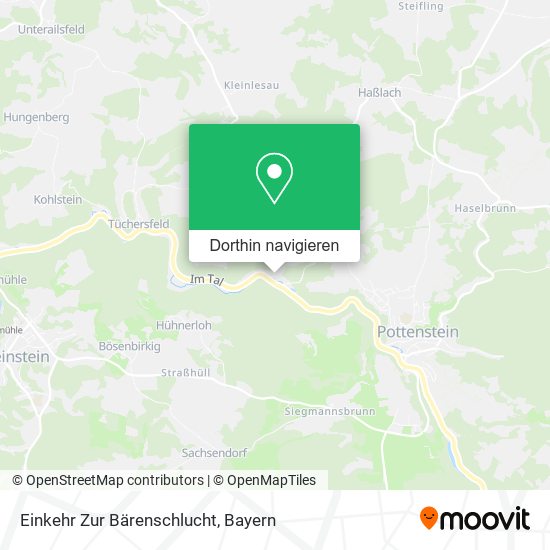 Einkehr Zur Bärenschlucht Karte