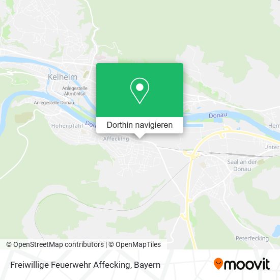 Freiwillige Feuerwehr Affecking Karte