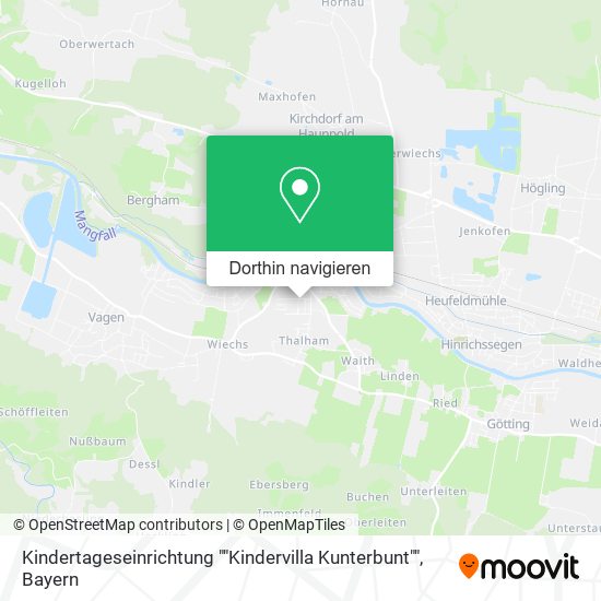 Kindertageseinrichtung ""Kindervilla Kunterbunt"" Karte