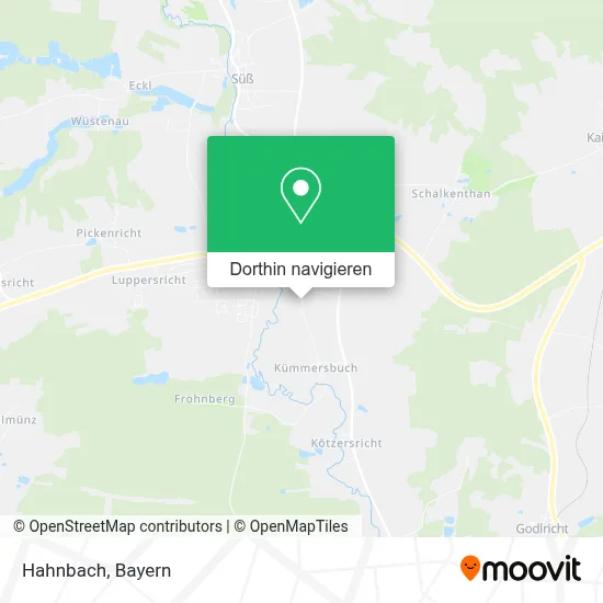 Hahnbach Karte