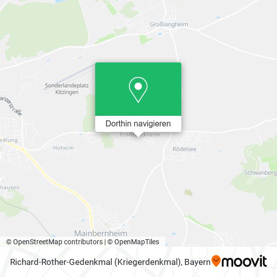 Richard-Rother-Gedenkmal (Kriegerdenkmal) Karte