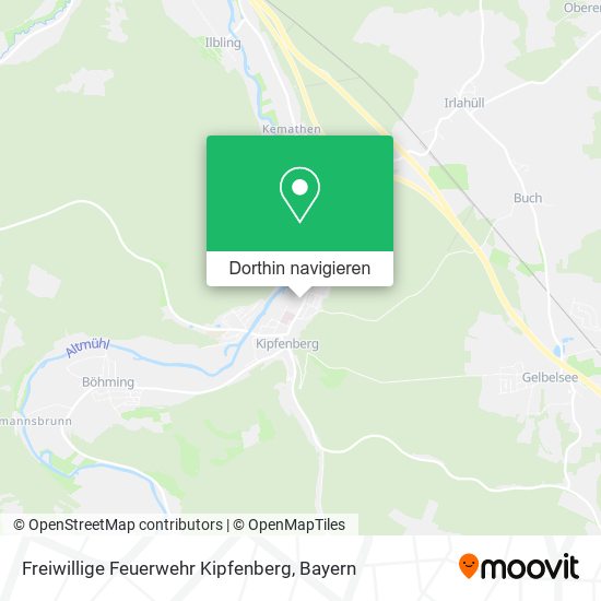 Freiwillige Feuerwehr Kipfenberg Karte