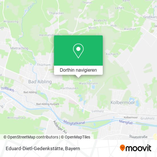Eduard-Dietl-Gedenkstätte Karte