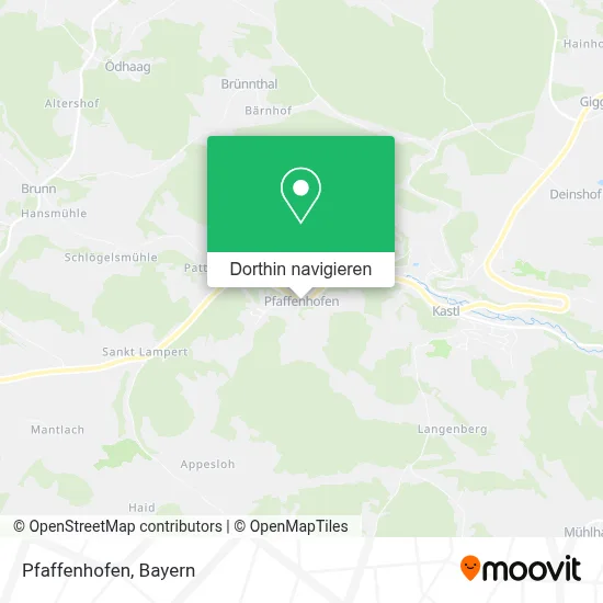 Pfaffenhofen Karte