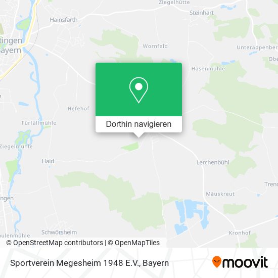 Sportverein Megesheim 1948 E.V. Karte