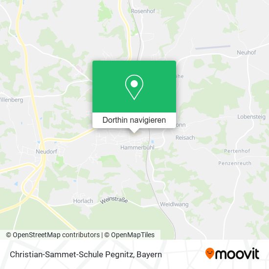 Christian-Sammet-Schule Pegnitz Karte