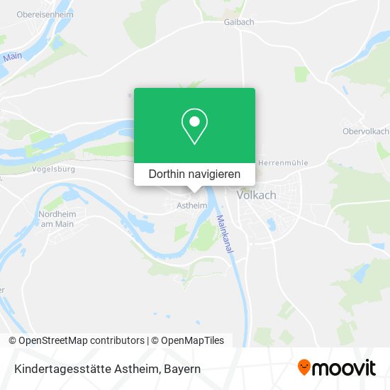 Kindertagesstätte Astheim Karte