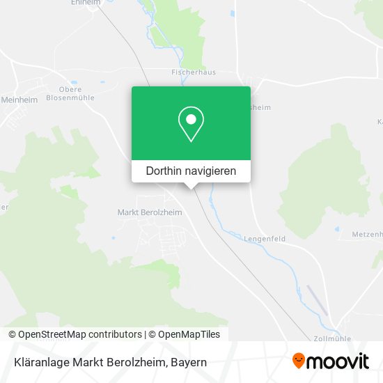 Kläranlage Markt Berolzheim Karte