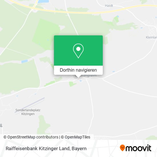 Raiffeisenbank Kitzinger Land Karte