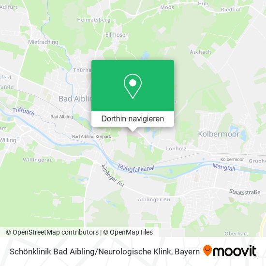 Schönklinik Bad Aibling / Neurologische Klink Karte