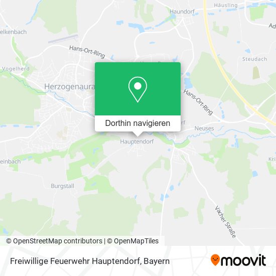 Freiwillige Feuerwehr Hauptendorf Karte