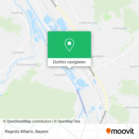 Regnitz-Altarm Karte