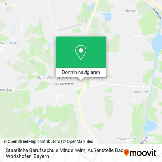 Staatliche Berufsschule Mindelheim, Außenstelle Bad Wörishofen Karte