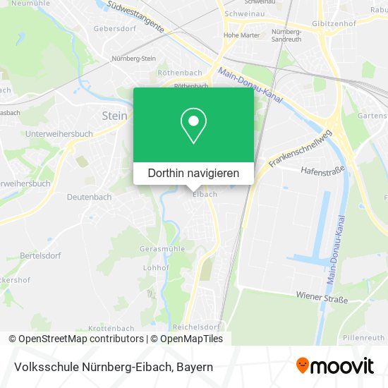 Volksschule Nürnberg-Eibach Karte