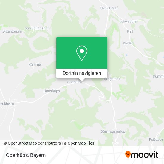 Oberküps Karte