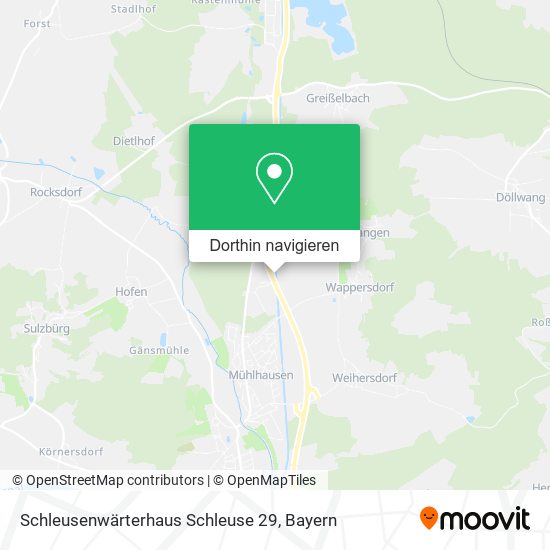 Schleusenwärterhaus Schleuse 29 Karte
