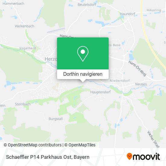 Schaeffler P14 Parkhaus Ost Karte