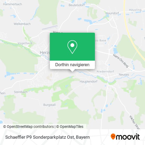 Schaeffler P9 Sonderparkplatz Ost Karte