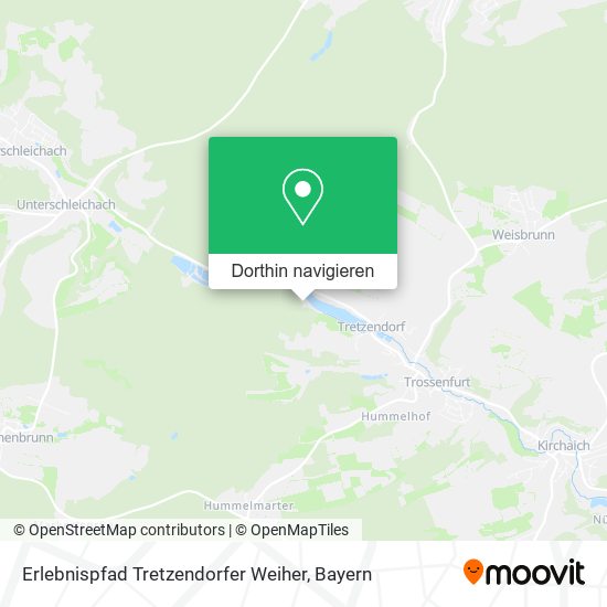 Erlebnispfad Tretzendorfer Weiher Karte