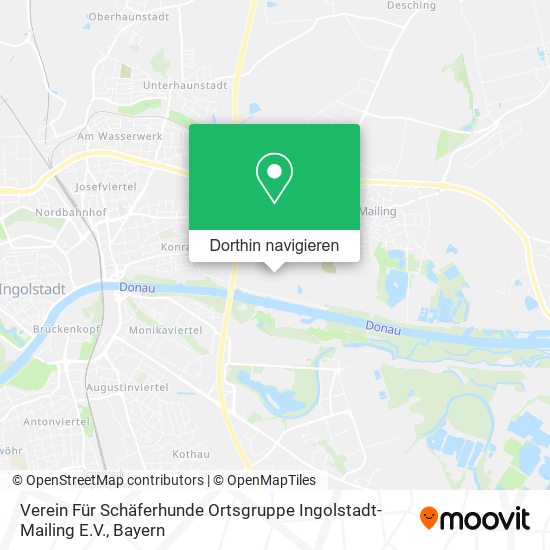 Verein Für Schäferhunde Ortsgruppe Ingolstadt-Mailing E.V. Karte