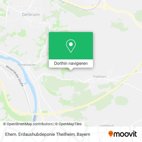 Ehem. Erdaushubdeponie Theilheim Karte