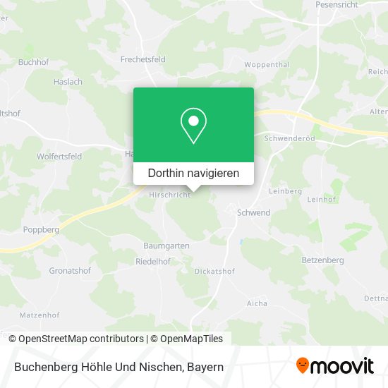 Buchenberg Höhle Und Nischen Karte
