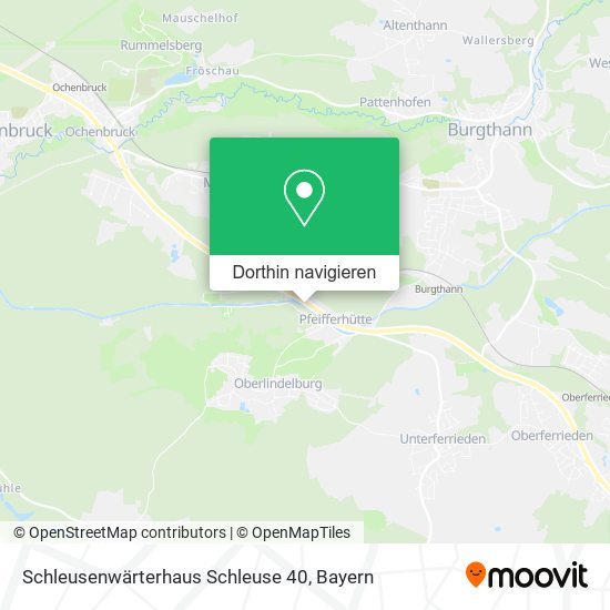 Schleusenwärterhaus Schleuse 40 Karte