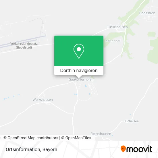 Ortsinformation Karte