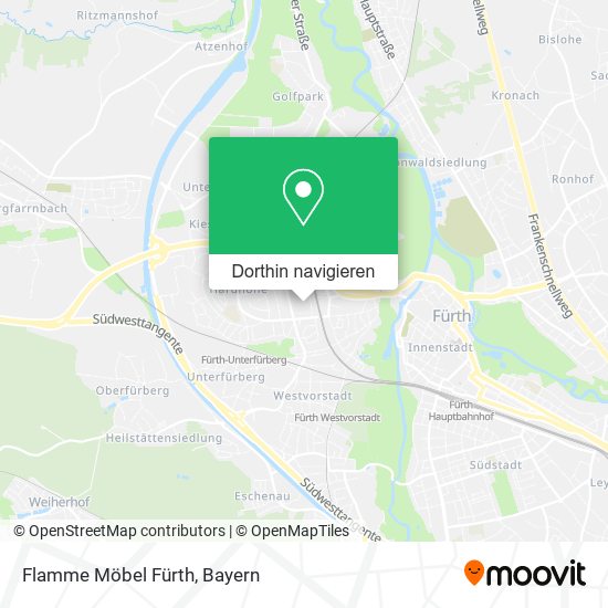 Flamme Möbel Fürth Karte