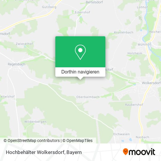 Hochbehälter Wolkersdorf Karte