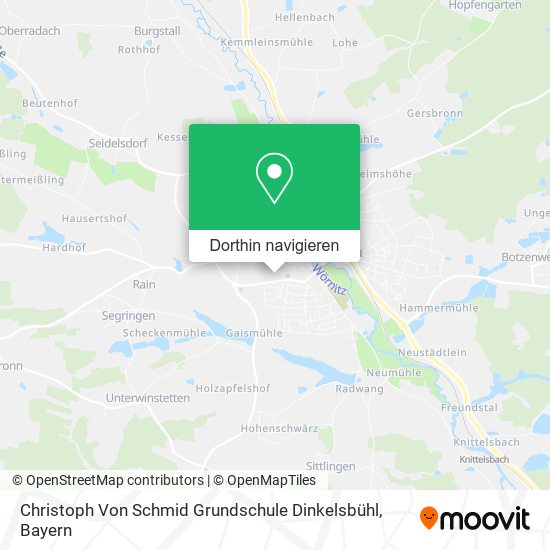 Christoph Von Schmid Grundschule Dinkelsbühl Karte