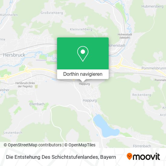 Die Entstehung Des Schichtstufenlandes Karte