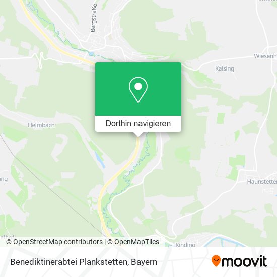 Benediktinerabtei Plankstetten Karte