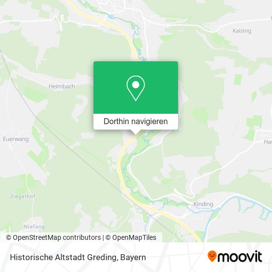 Historische Altstadt Greding Karte