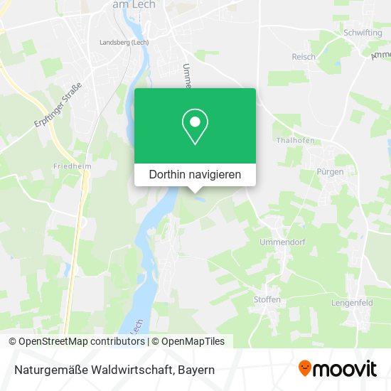 Naturgemäße Waldwirtschaft Karte